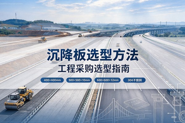 商洛沉降板选择方法
