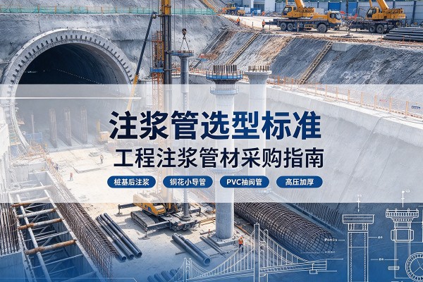商洛注浆管选型标准