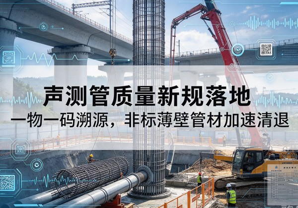 商洛声测管质量新规落地，一物一码溯源，非标薄壁管材加速清退