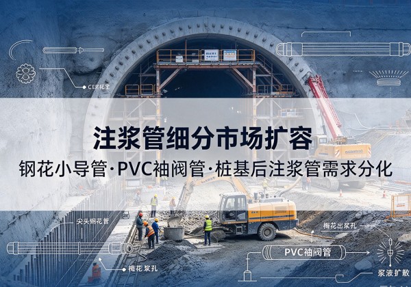 商洛注浆管细分市场扩容，隧道钢花小导管、PVC 袖阀管、桩基后注浆管需求分化