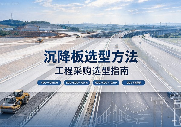 商洛沉降板选择方法